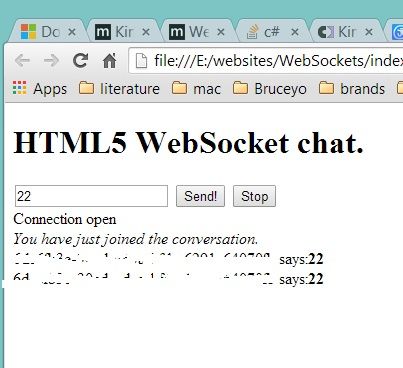 html5 Websockets development guidance