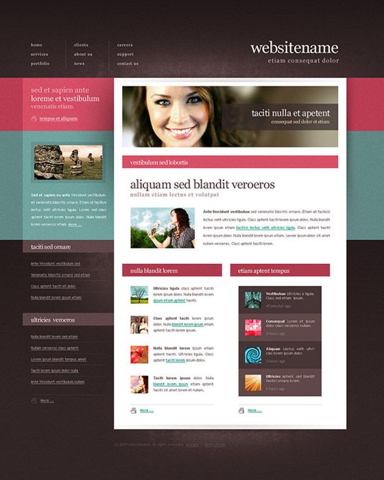 PSD Website Tempales