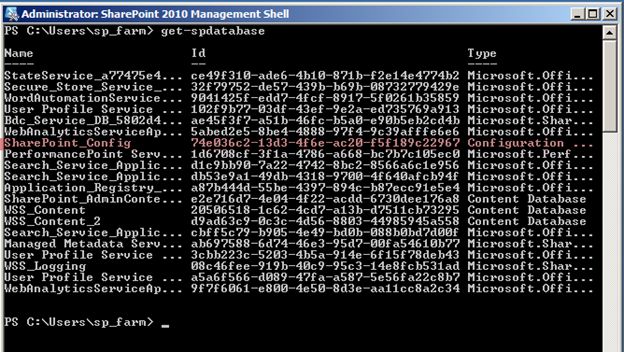 Setting a SharePoint 2010 Config DB failover server with PowerShell