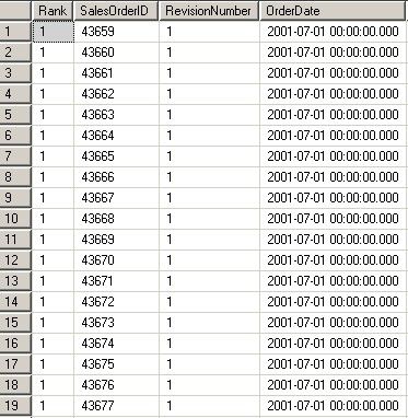 SQL Server2005中四种排名函数的使用