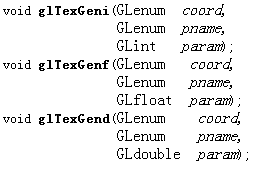 glTexGen