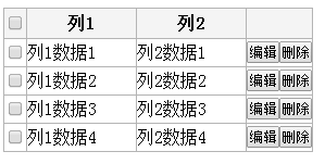 jQuery之自定义datagrid控件