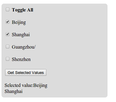 使用jquery 操作checkbox