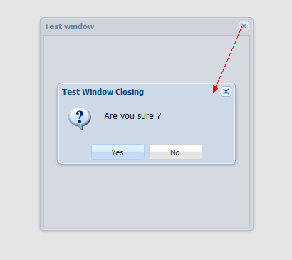 ExtJS4 window