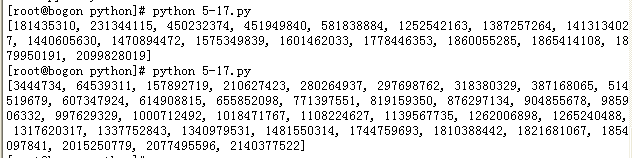 Python核心编程2第五章课后练习