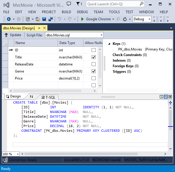 【译】ASP.NET MVC 5 教程 - 6：通过控制器访问模型的数据