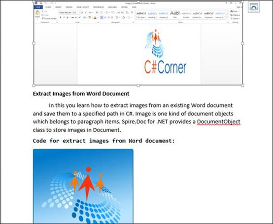 C# 中使用Word文档对图像进行操作