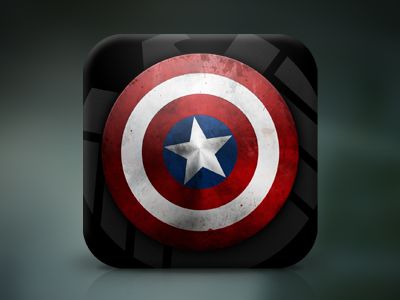 Superhero Shield iOS App Icon