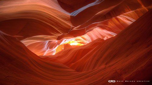 Antelope canyon sunrise