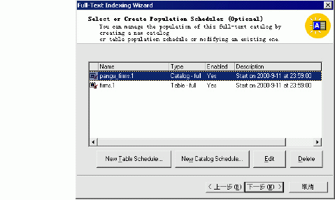 SQL Server 2000 的Standard Edition 和Enterprise Edition 版本提供了对表数据中字符串的复杂检索功能---全文检索（Full-Text Searches）。