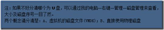 VMwareWorkstation设置U盘启动(或U盘使用)