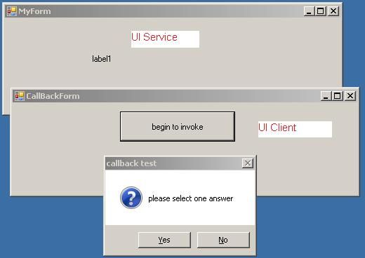 UI thread client callback和UI thread WCF Service一起工作时死锁的形成原因及解决方法