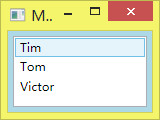 一个ListBox的例子