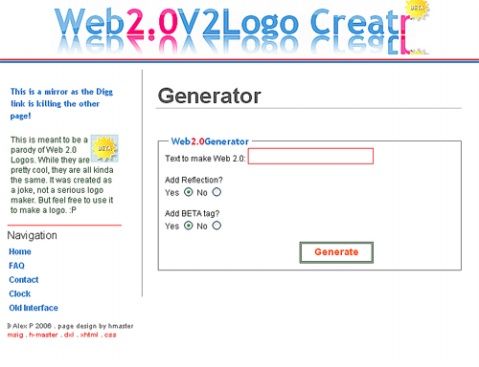 Top10 Web2.0在线生成器