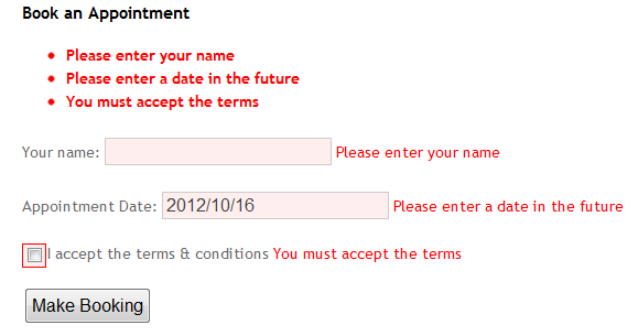 Model Validation in Asp.net MVC