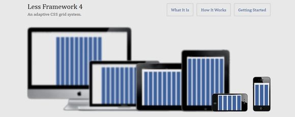 Less Framework 4 - responsive html5 frameworks