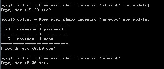 MySQL Repeatable-Read 多事务修改一个记录行同步问题