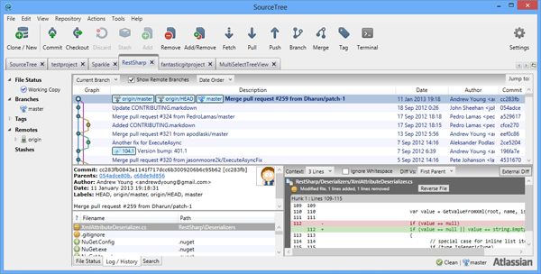 Git客户端SourceTree推出Windows版