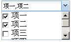 EXT2.0 多选下拉框