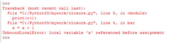 Python闭包与javascript闭包比较