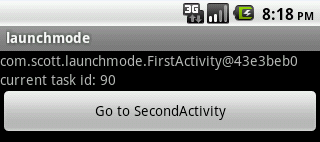 Activity的四种launchMode