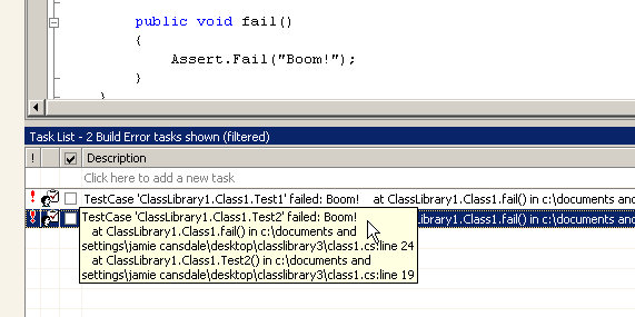 TestDriven.NET – 快速入门