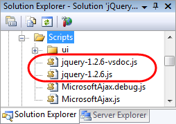 jQuery IntelliSense已整合到Visual Studio 2008