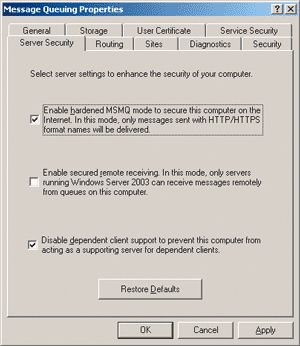 Send MSMQ Messages Securely Across the Internet with HTTP and SOAP