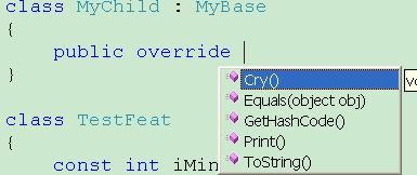 [Tip: c# override]