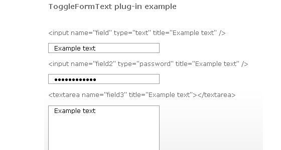 jQuery Form Plugins