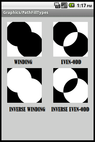 Android Path里FillType功能