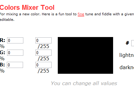 color mixer