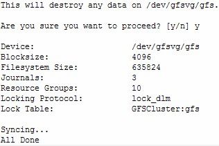 最新linux搭建gfs系统--iscsi+GFS实现网络存储