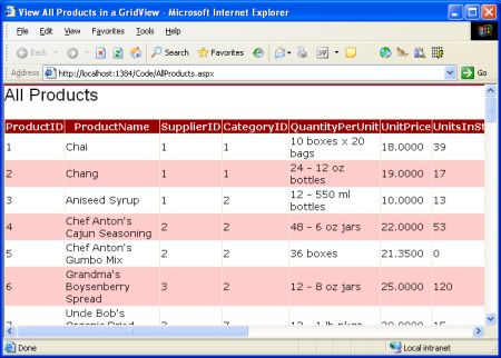 ASP.NET2.0数据操作之创建数据访问层(2)