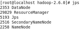 【hadoop2.6.0】安装+例子运行