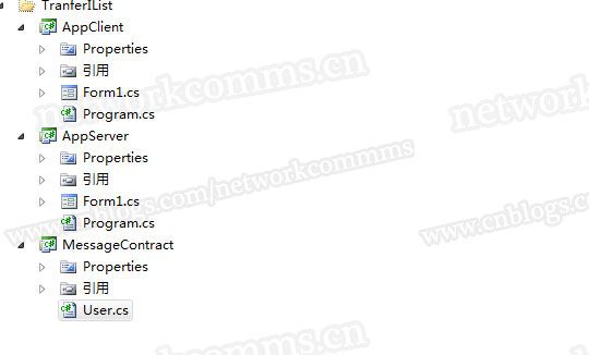 NetworkComms V3 使用TCP通信传递IList<T>类型的数据