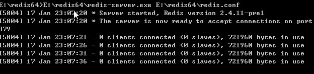 利用 Vs2012 编译MSOpenTech/Redis ——以服务方式运行Redis