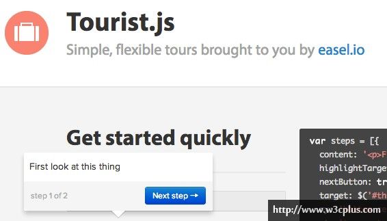 Tourist.js