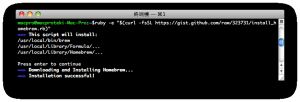  Homebrew – OSX下简单的包管理系统