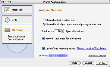 在 <wbr>NetBeans <wbr>IDE <wbr>6.0 <wbr>中分析 <wbr>Java <wbr>应用程序性能