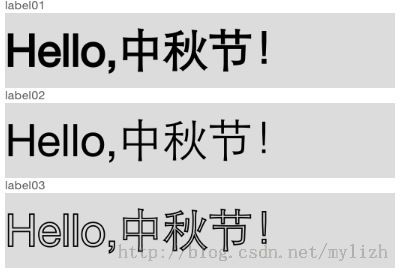 iOS之富文本