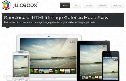 基于HTML5的超酷图片画廊 -Juicebox Lite