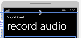 Windows Phone 8初学者开发—第19部分：设置RecordAudio.xaml页面