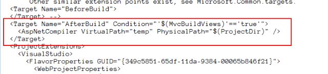 关于 VS2010 中 ASP.NET MVC2 网站编译任务的几个问题