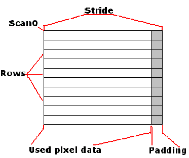 Bitmap 之 getPixels() 的 stride