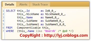 NHibernate Issues之1902：示例查询(Query By Example)