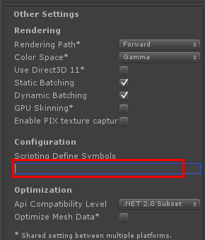 [unity3d]unity平台的预处理