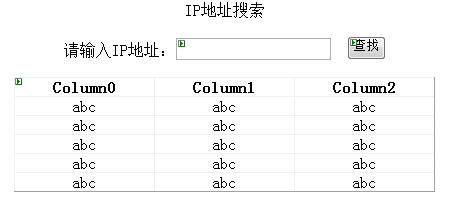 一个超级简单的IP地址搜索引擎(Asp.Net)事件代码12行