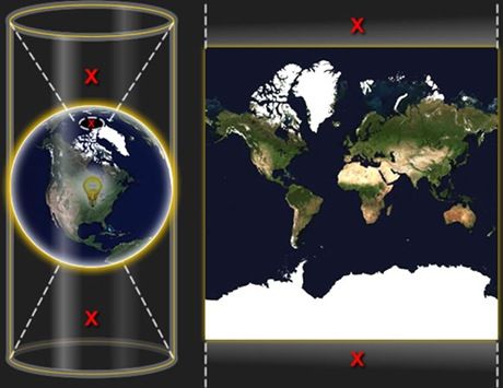 【20100611-01】Google Maps地图投影全解析(1)：Web墨卡托投影