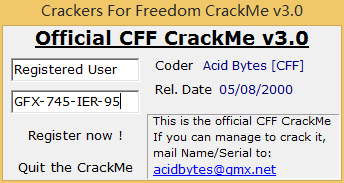 Crackme3 破解教程